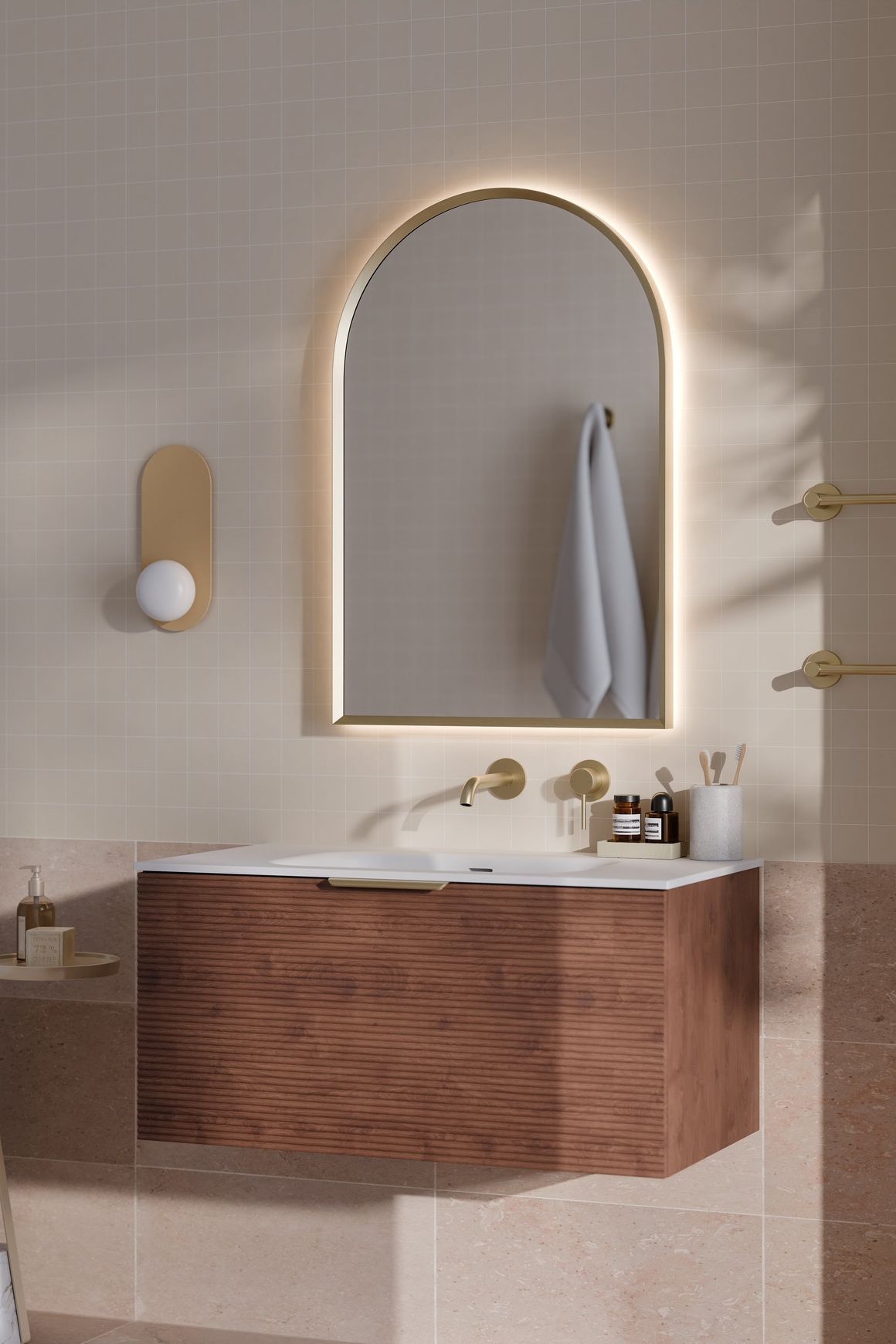 Lineare 900 Vanity | 1 Drawer | Inset Basin