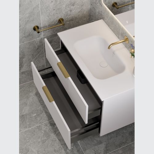 Lineare 900 Pillar 2 Drawer Vanity