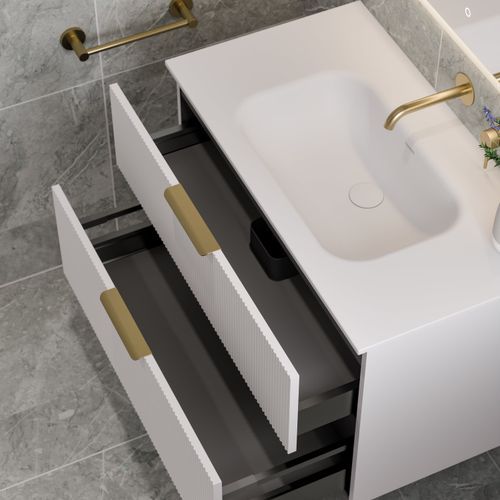 Lineare 900 Pillar 2 Drawer Vanity