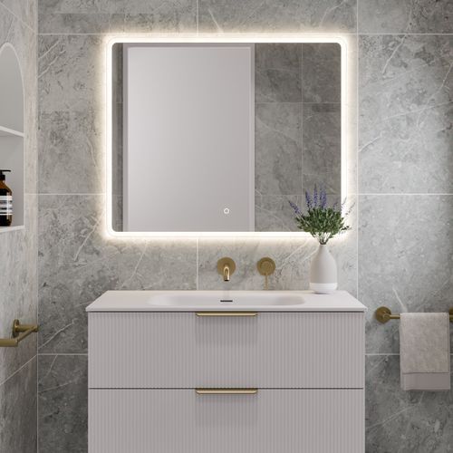 Lineare 900 Pillar 2 Drawer Vanity