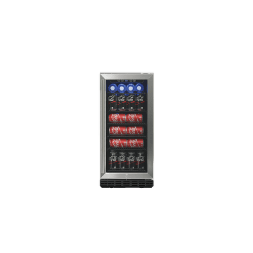 Bull 90L Under Counter Glass Door Refrigerator