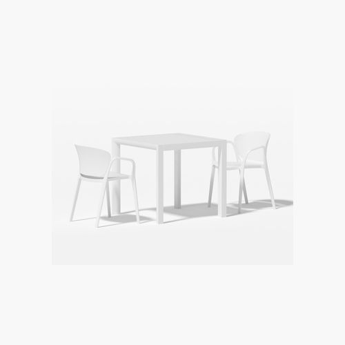 Arcus Table With Andi Chairs 3-Piece Outdoor Dining Set
