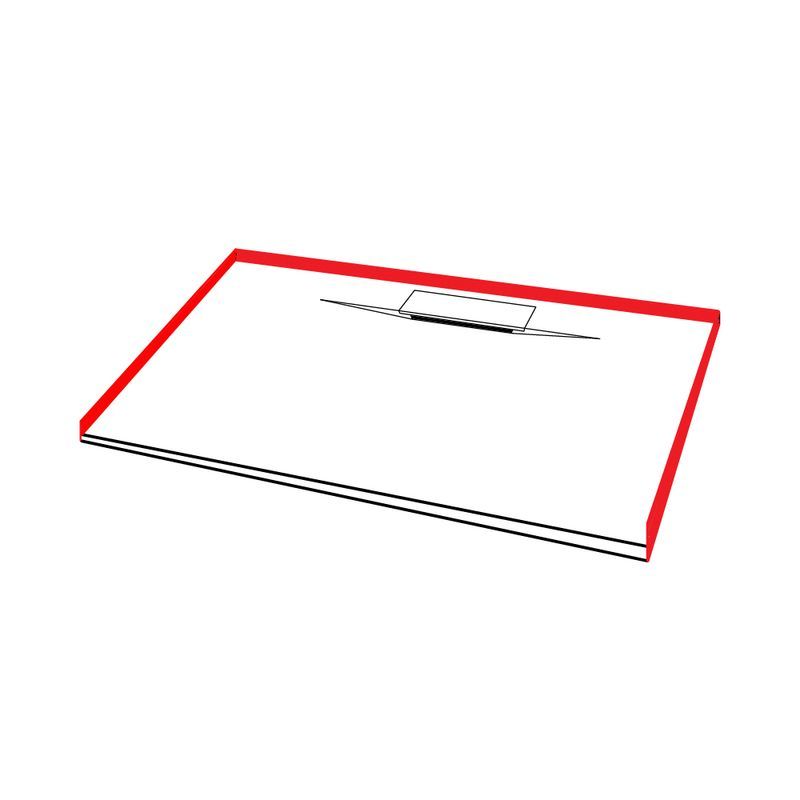 Pinnacle Alcove Tray 900x1400x900