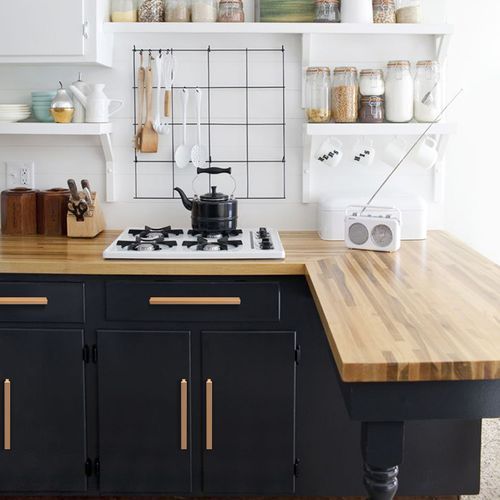 Kitchen Finger Pull Handle Nowra Matt black /Brushed brass/Brushed nickel