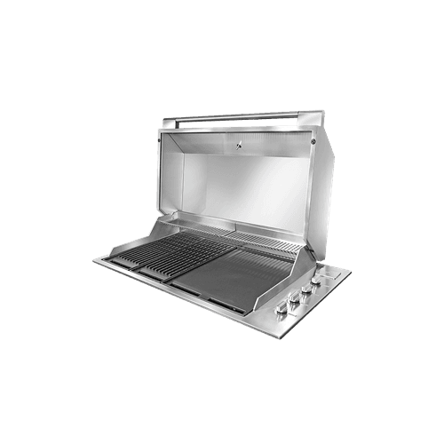 Artusi 104cm 4 Burner Built-In Gas BBQ - Stainless Steel