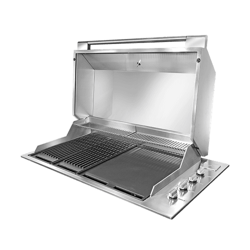 Artusi 104cm 4 Burner Built-In Gas BBQ - Stainless Steel