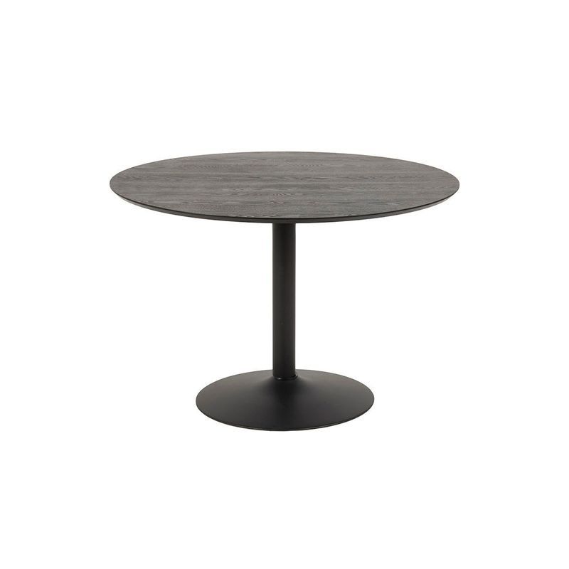 TITAN Round Dining Table 110cm - Black