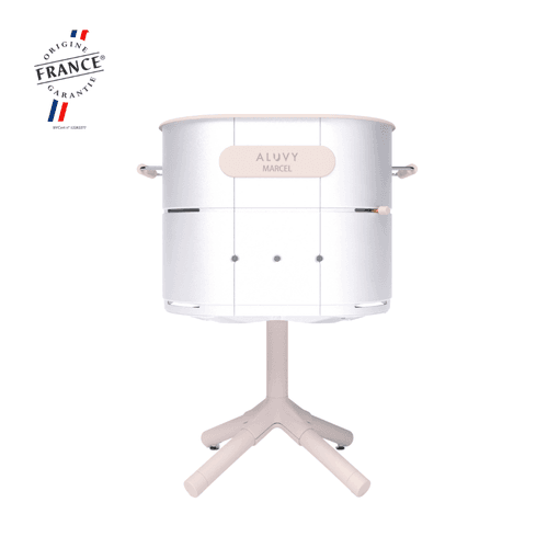 ALUVY MARCEL Original Charcoal Barbeque - Blanc