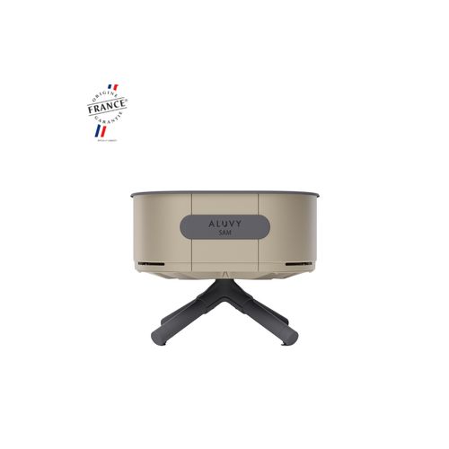 ALUVY SAM Basalt Low Brazier - Champagne