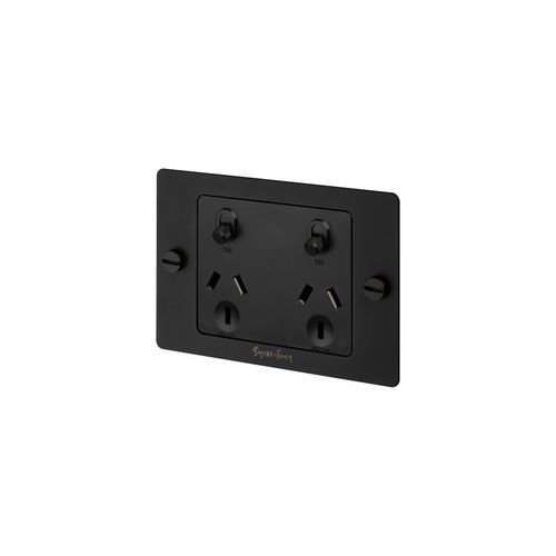 2 Gang GPO Socket Switch