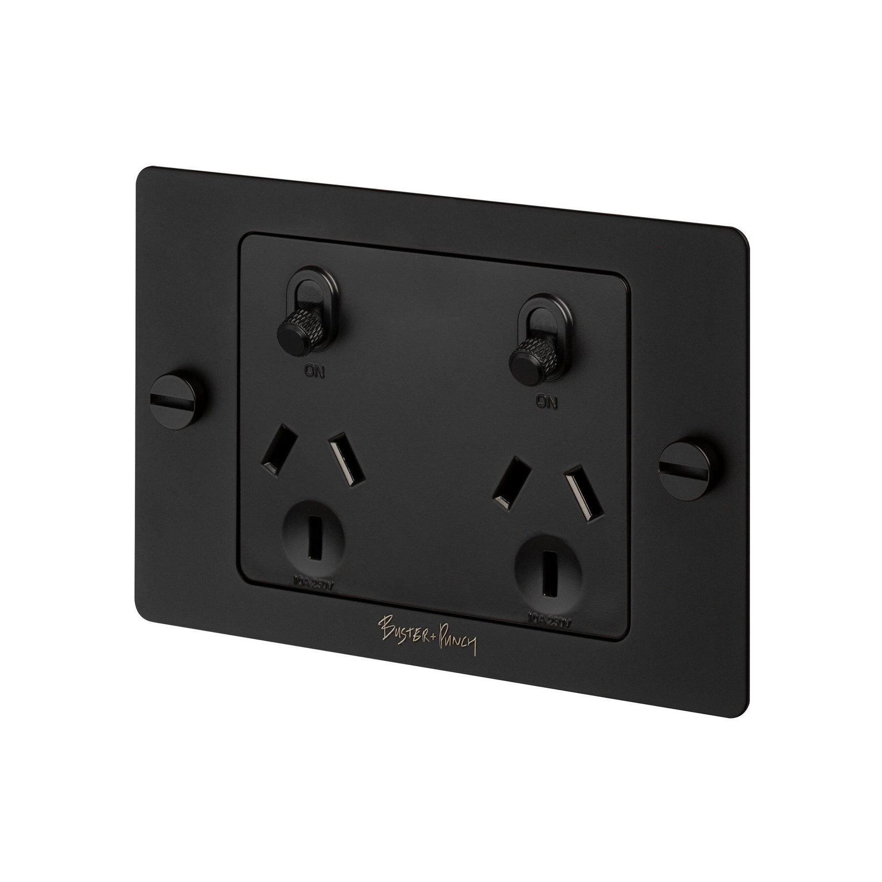 2 Gang GPO Socket Switch