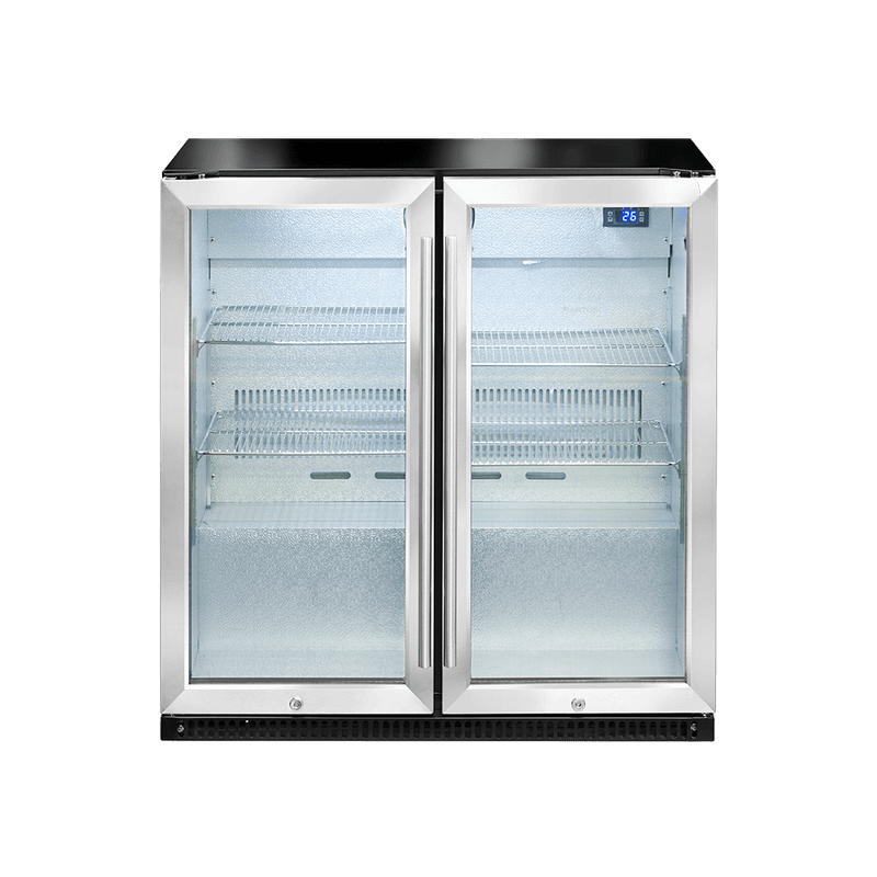 Artusi Double-Door Outdoor Refrigerator - Stainless Steel