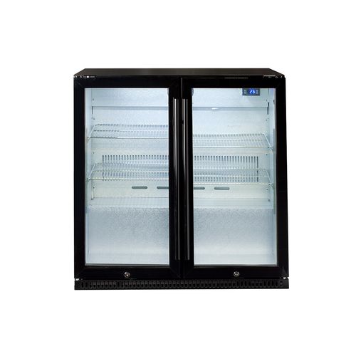 Artusi Double-Door Outdoor Refrigerator - Black