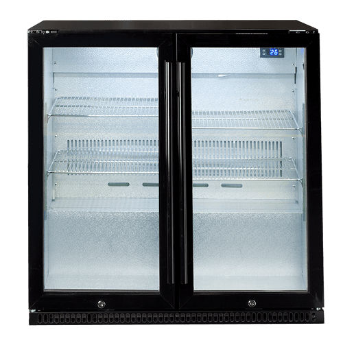 Artusi Double-Door Outdoor Refrigerator - Black