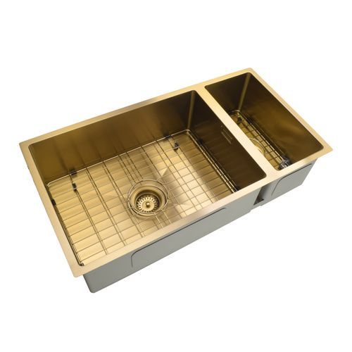 CODE Aspen Double Bowl Pvd 304 Stainless Steel Sinks