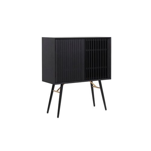 ASLOG Tall Sideboard 90cm - Black