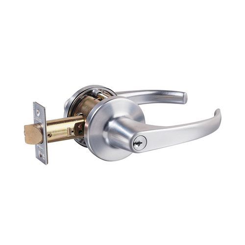 Lockwood 930 Series Entrance Lever Set Satin Chrome Fire Rated 930SC