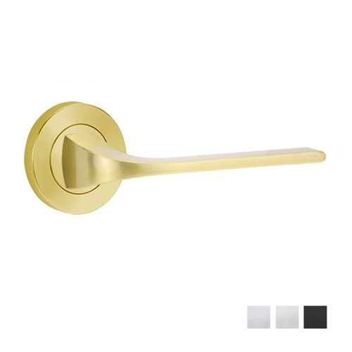 Lockwood Symphony 123 Door Lever on Round Rose Full Set