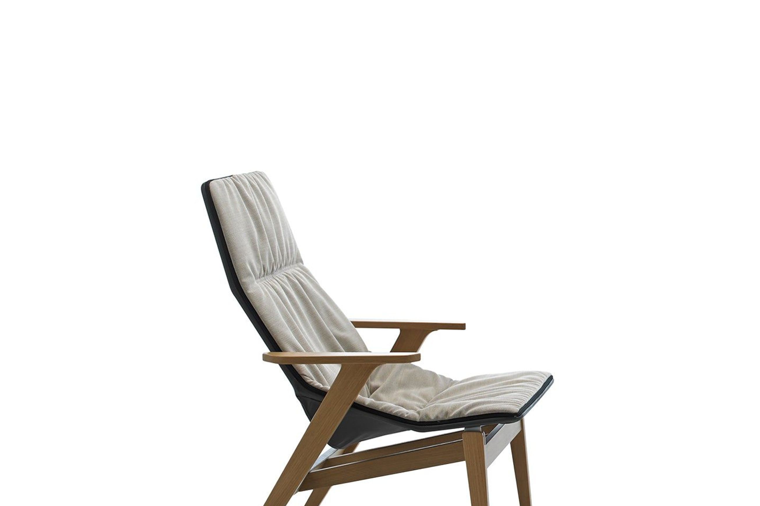 Ace Armchair - Wooden Base with Arms