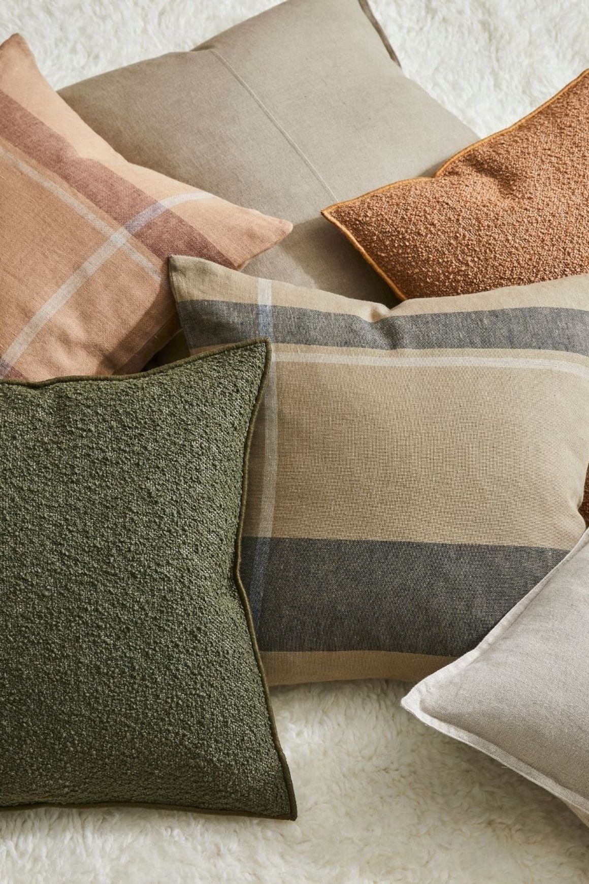 Weave Home Alberto Boucle Cushion - Copper | 50 x 50cm