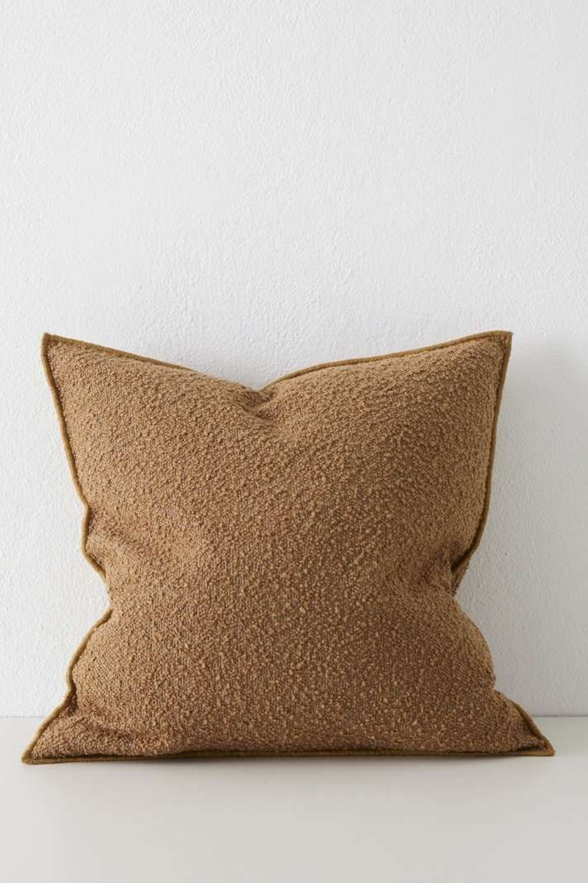 Weave Home Alberto Boucle Cushion - Copper | 50 x 50cm