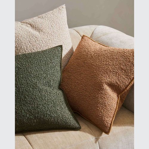 Weave Home Alberto Boucle Cushion - Copper | 50 x 50cm