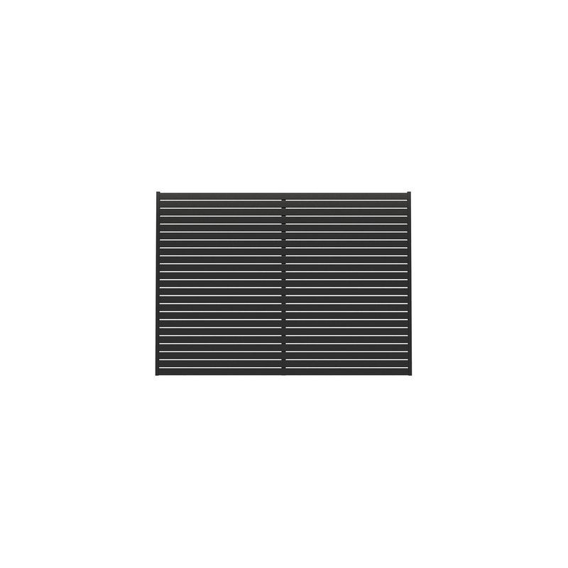 Aluminium Slat Privacy Fence Panel - Horizontal