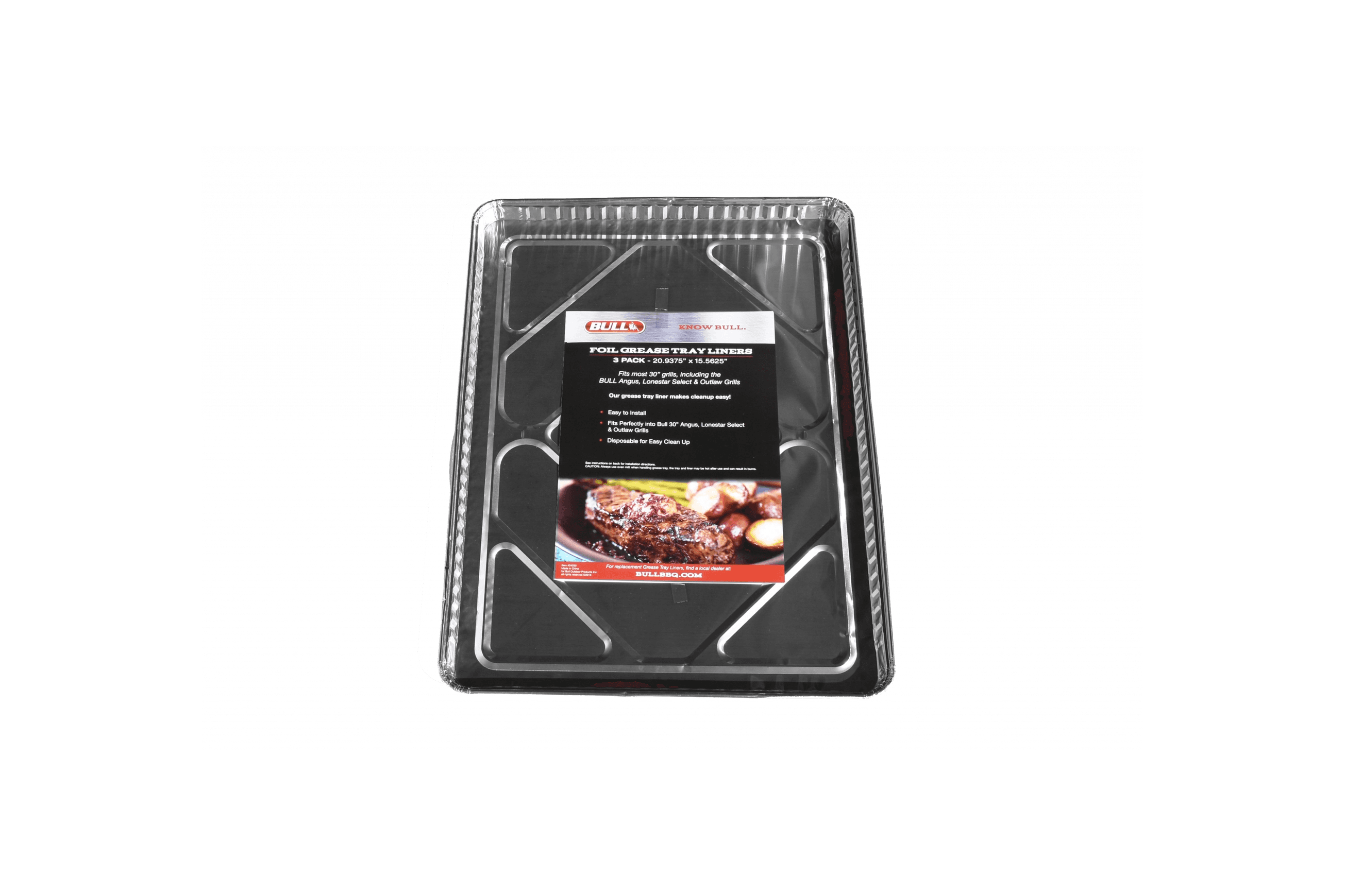 Bull Brahma 97cm Grill Grease Tray Liner - 12 pcs