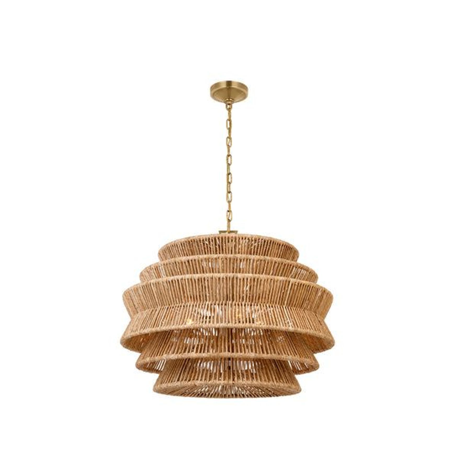 Visual Comfort Chapman & Myers Antigua Medium Drum Chandelier