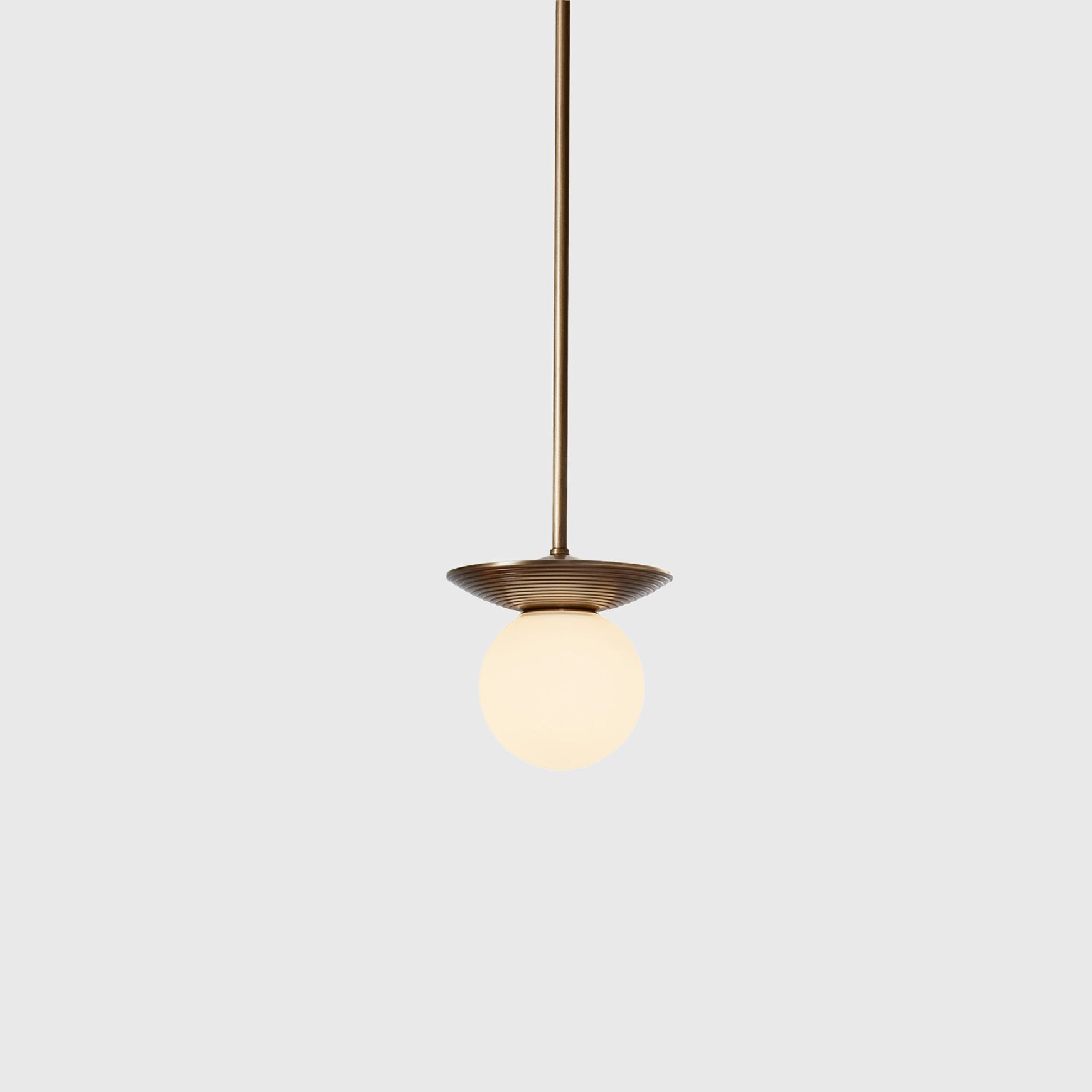 Orbit Brass Pendant Light