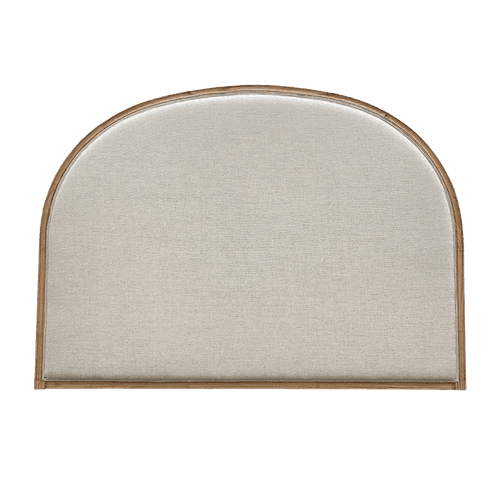 Arch Bed Head - Natural Linen