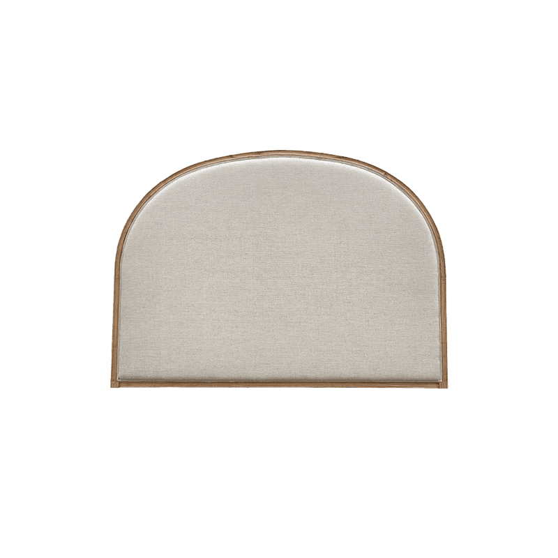 Arch Bed Head - Natural Linen