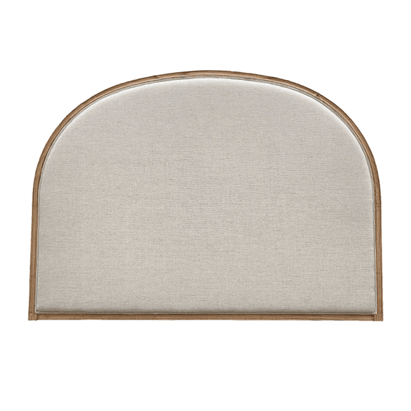 Arch Bed Head - Natural Linen