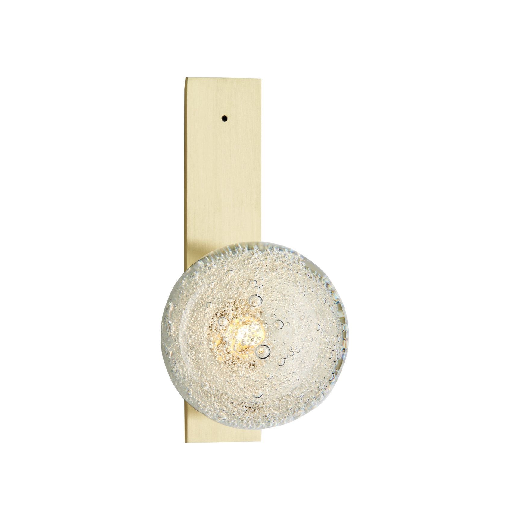 Fizi Single Ball Flat Wall Sconce