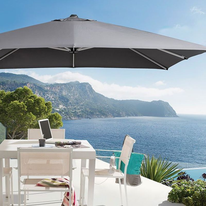 Aspen Cantilever Umbrella - Charcoal Grey - 2.5M / 3M
