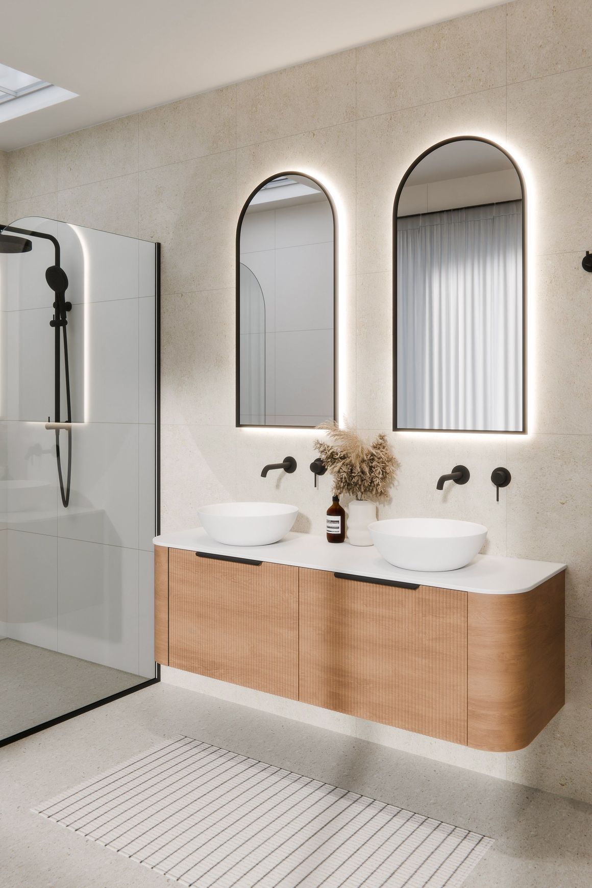 Aura Arch 500x1050 LED Mirror