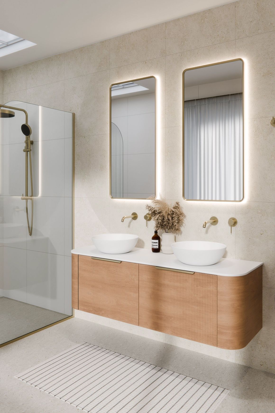 Aura Rectangle 500x1050 LED Mirror