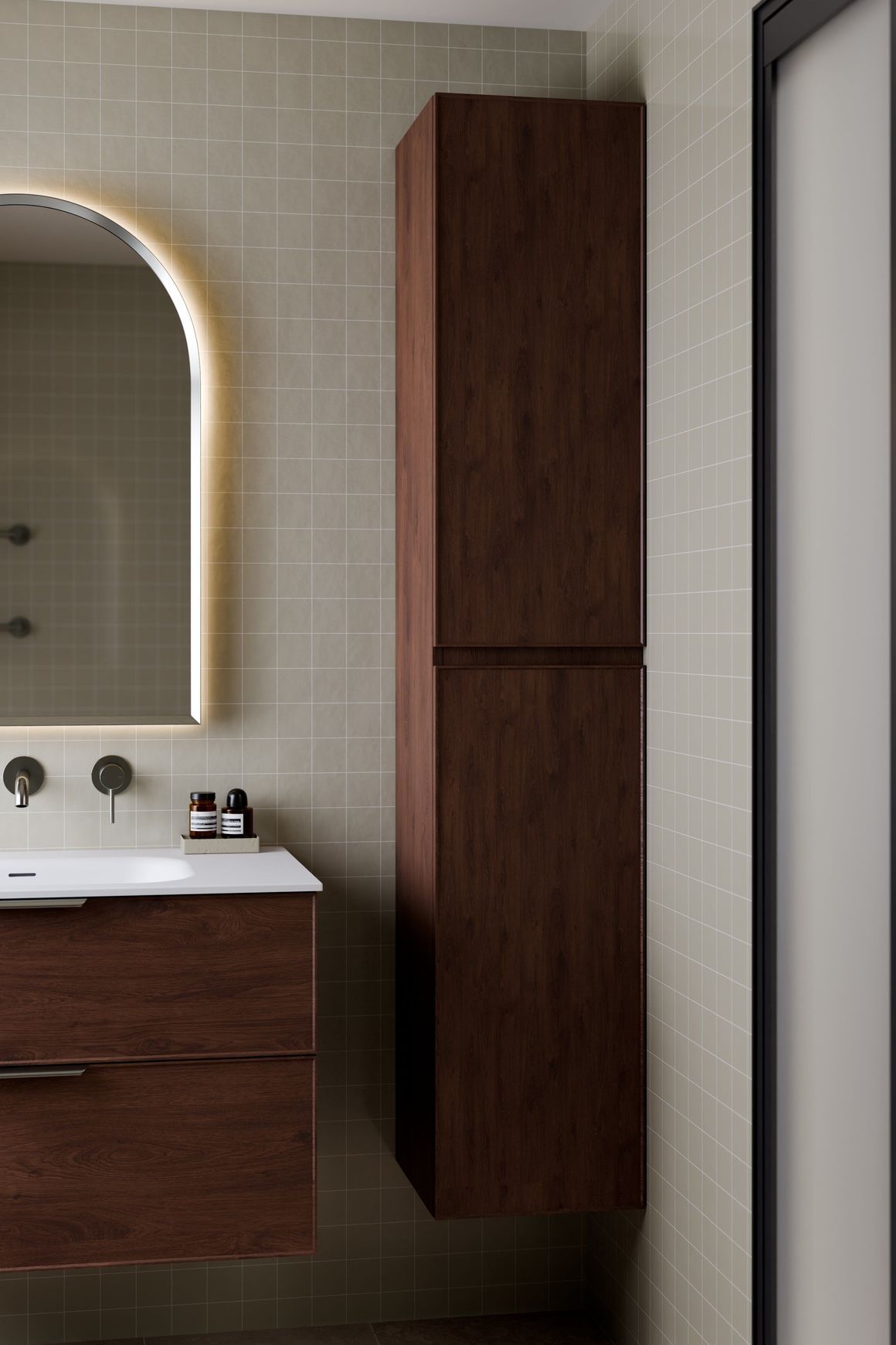 Lineare Axel Tower Cabinet