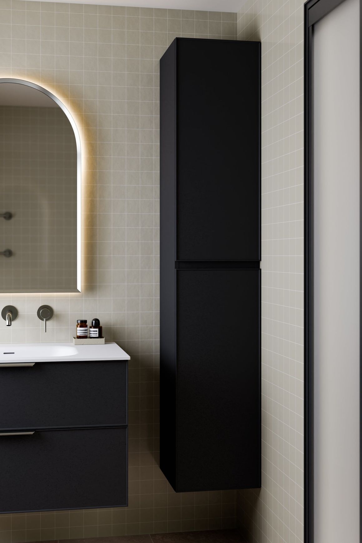 Lineare Axel Tower Cabinet