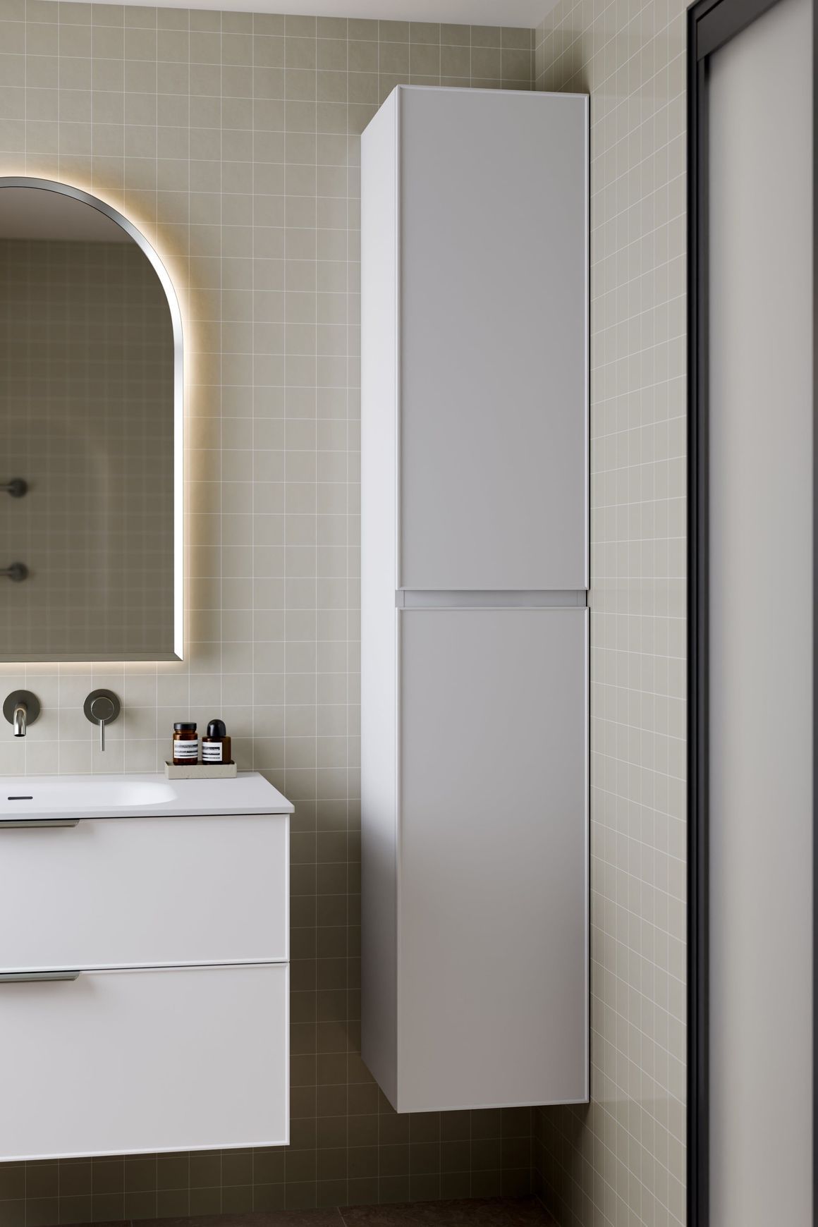 Lineare Axel Tower Cabinet