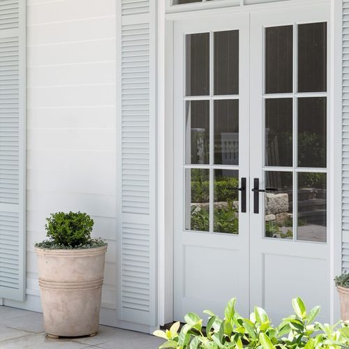 Iver Annecy Door Lever on Stepped Backplate Privacy Brushed Brass 15244P85 - Customise to your need