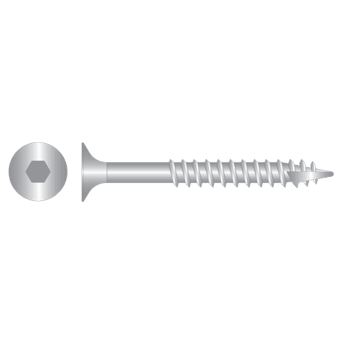Batten Screws Buggle Head - Hex Drive - Tyle 17 - SS304