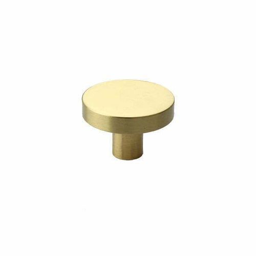Solid Brass Kitchen Button Round Knobs