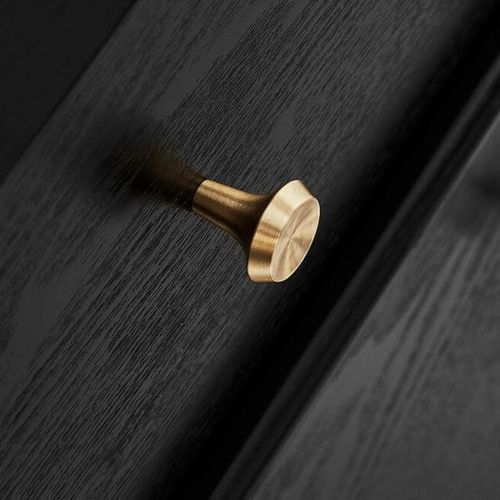 Kitchen Round Knobs Solid Brass - 25mm & 30mm