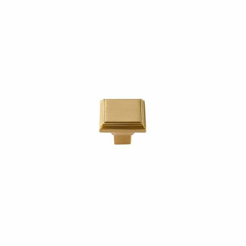 Square Solid Brass Drawer Knobs