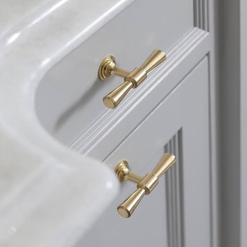 kitchen drawer handles Cronulla solid brass