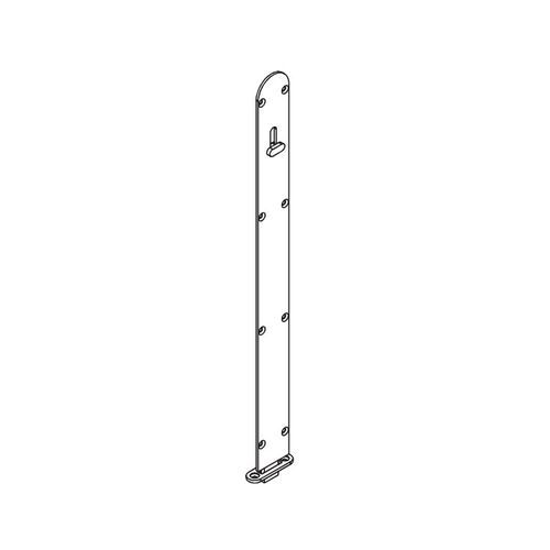 Brio Flush Bolt Round 1000mm Satin Nickel 456RLXSN-1000