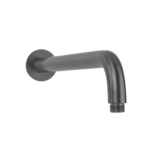 Mira Brushed Gunmetal Curved Shower Arm