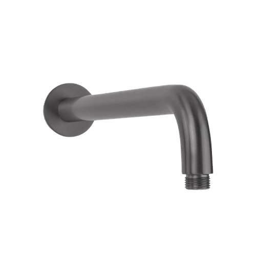 Mira Brushed Gunmetal Curved Shower Arm