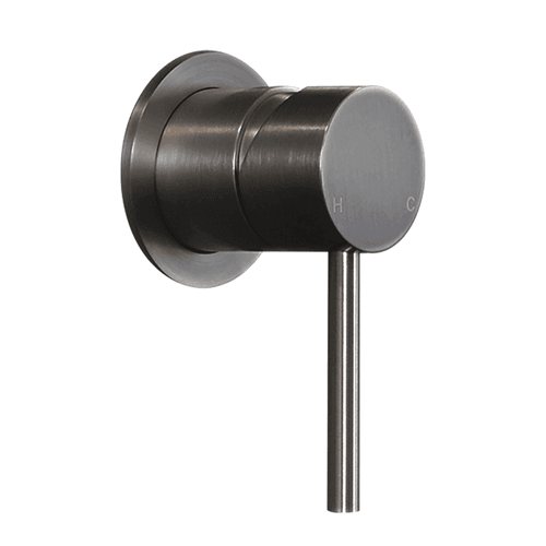 Mira Brushed Gunmetal Wall Mixer